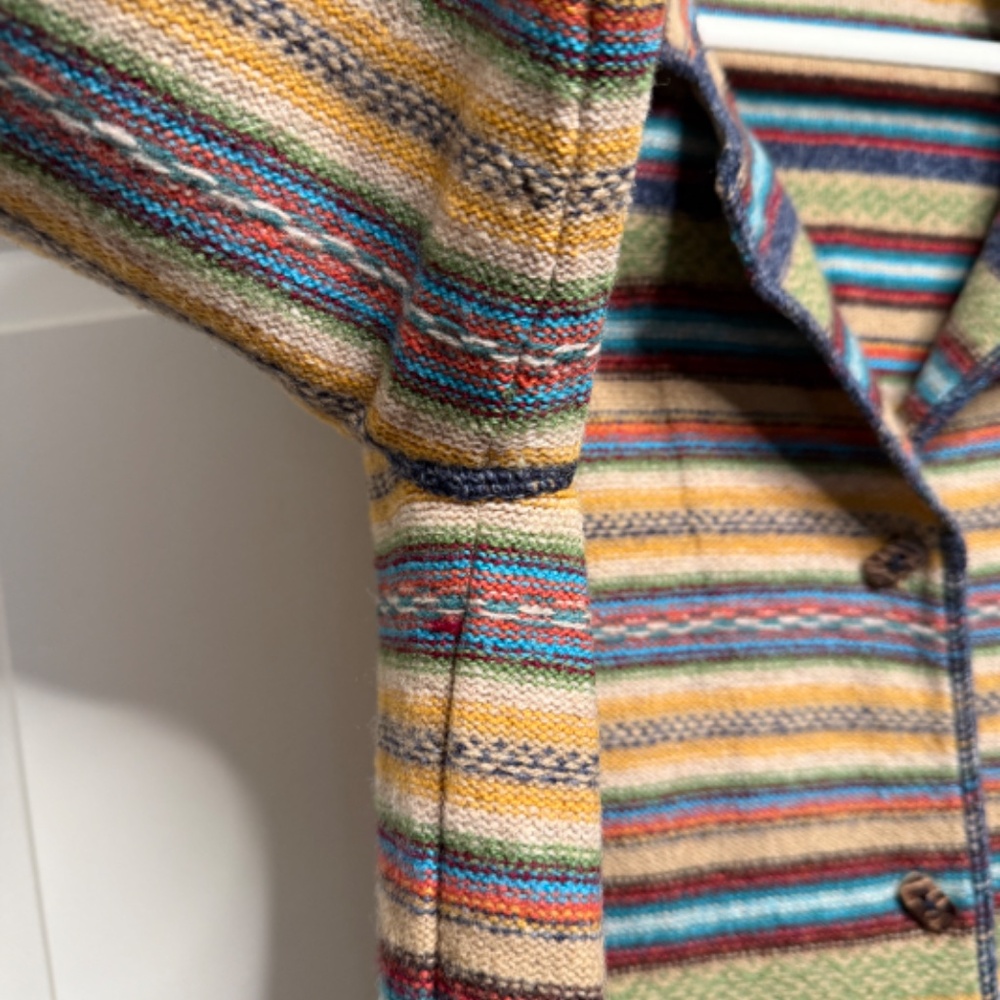 Sigrid Olsen, Small, Multi Warm Colors, Wool Knit… - image 7